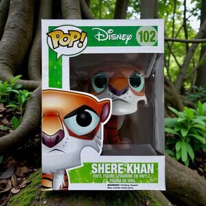 Funko Pop Unopened Shere Khan 102 Disney Jungle Book Tiger Movie Animation